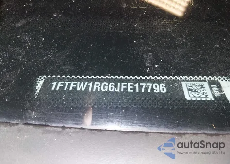 2018 Ford F-150 Raptor z USA, uszkodzony, nr VIN 1FTFW1RG6JFE17796